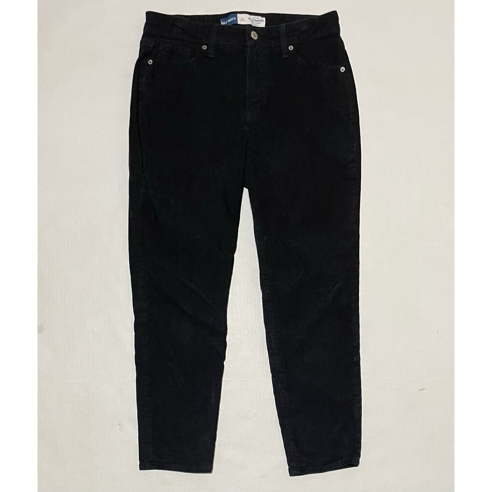 Old Navy Womens 4P Corduroy O.G. Straight High-Rise Secret Smooth Pocket Pants